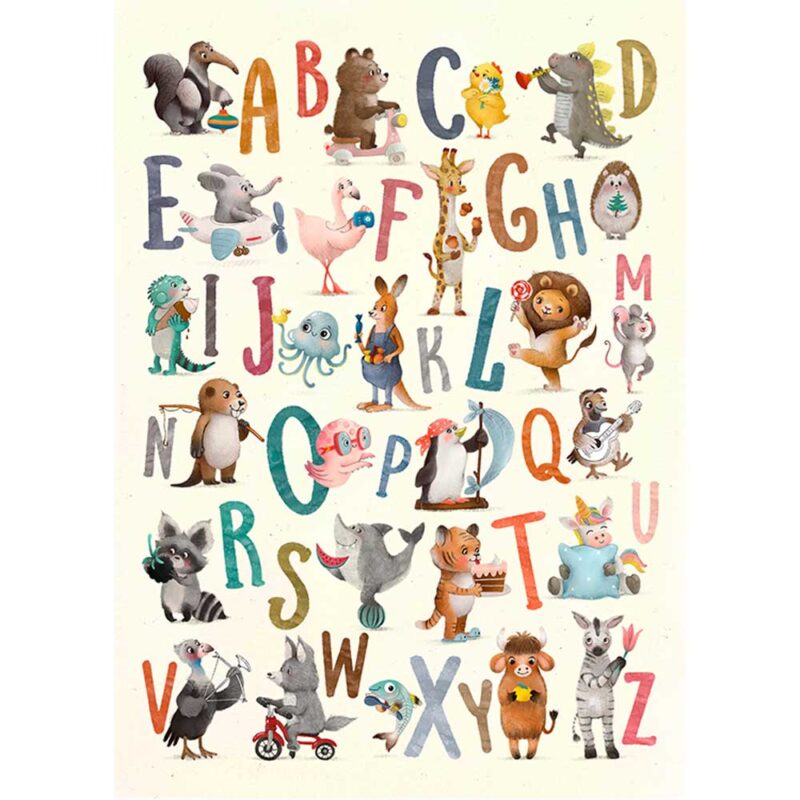 ABC dyreplakat