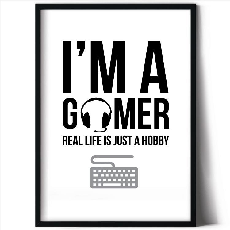 I'm a gamer - real life is just a hobby