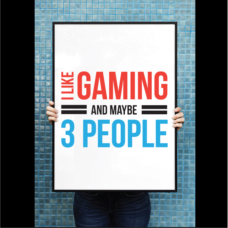 I like gaming and maybe 3 people - Billede 2