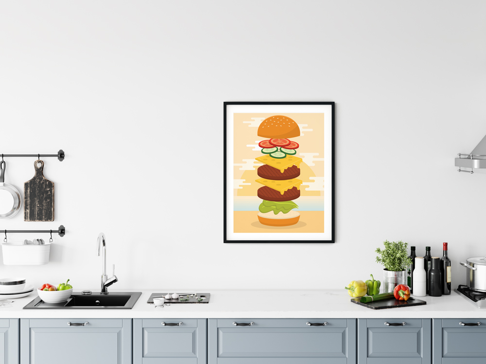 Burger komposition - Billede 2