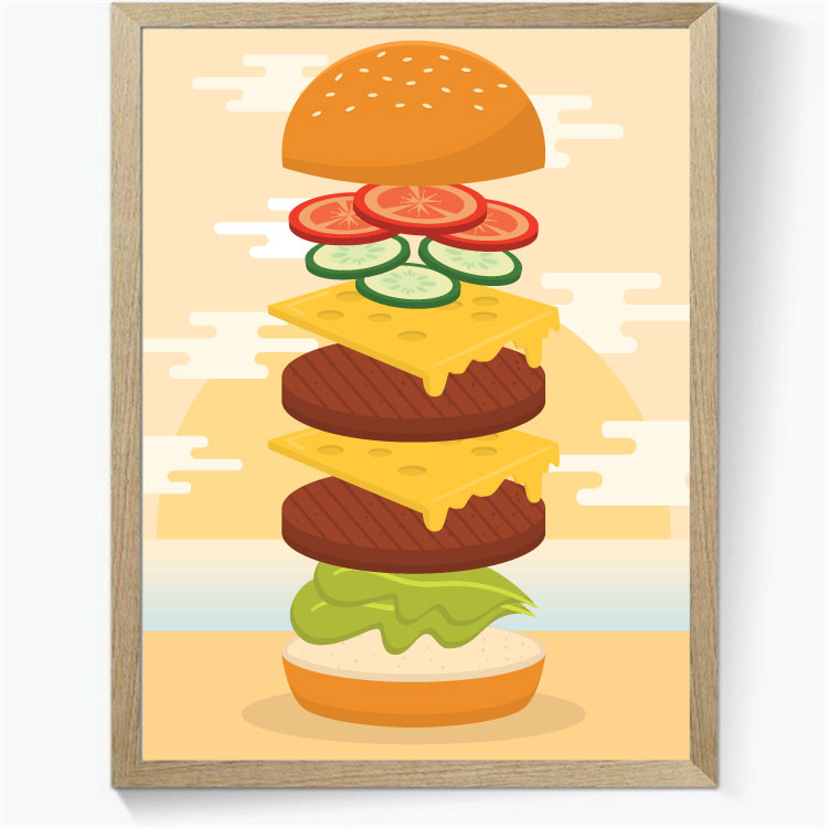 Burger komposition