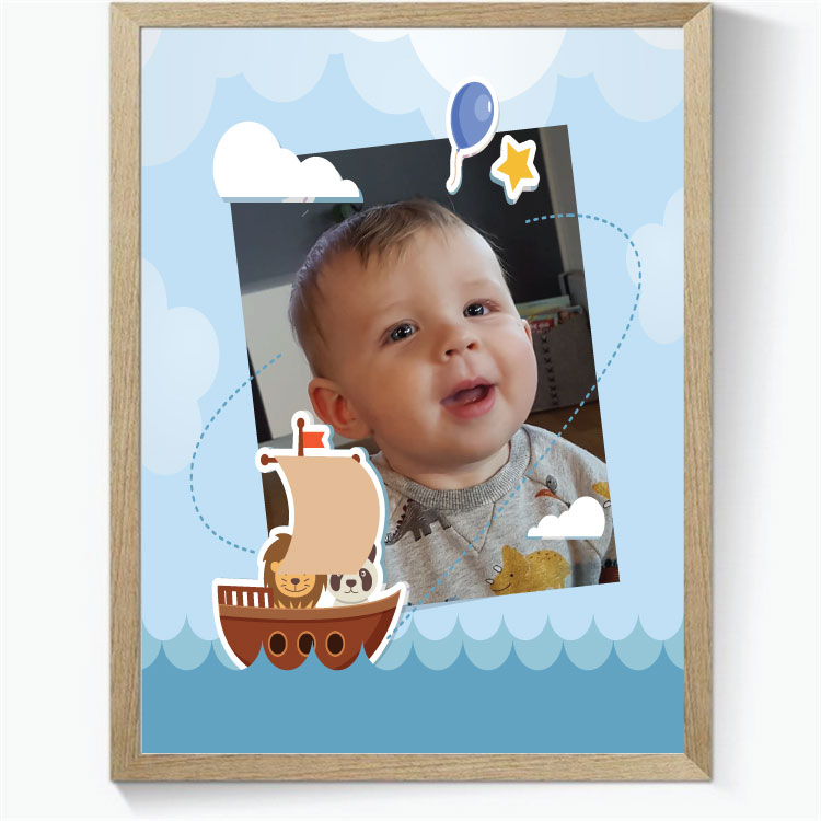 Foto ramme til familiens yngste - Billede 2