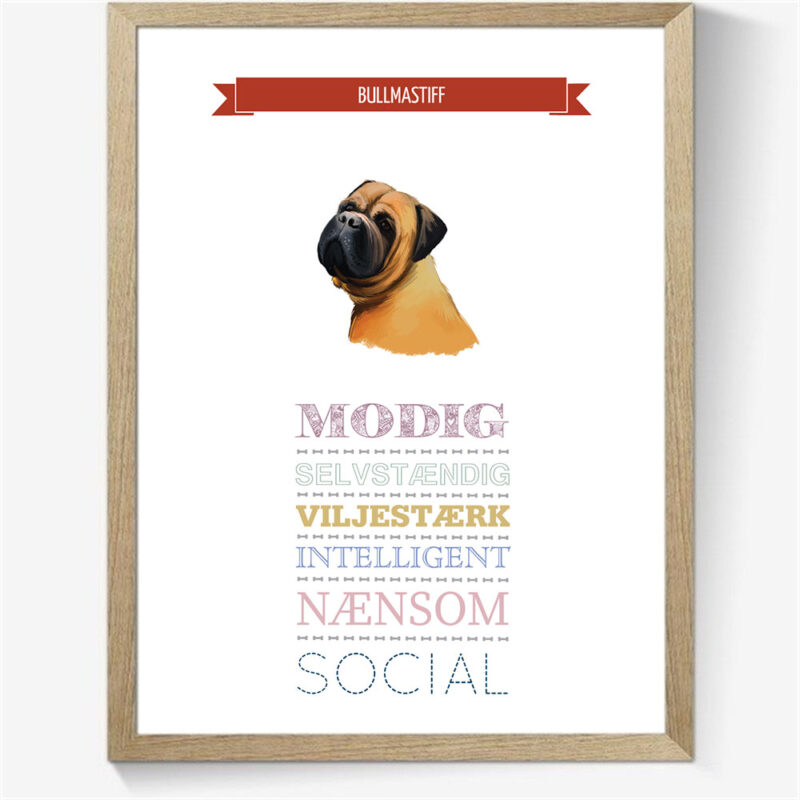 Karaktertræk: Bullmastiff m. billede