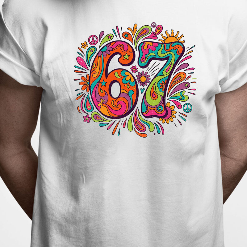 T-shirt: 67 - six seven
