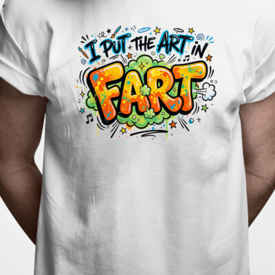 T-shirt: I put the art in fart