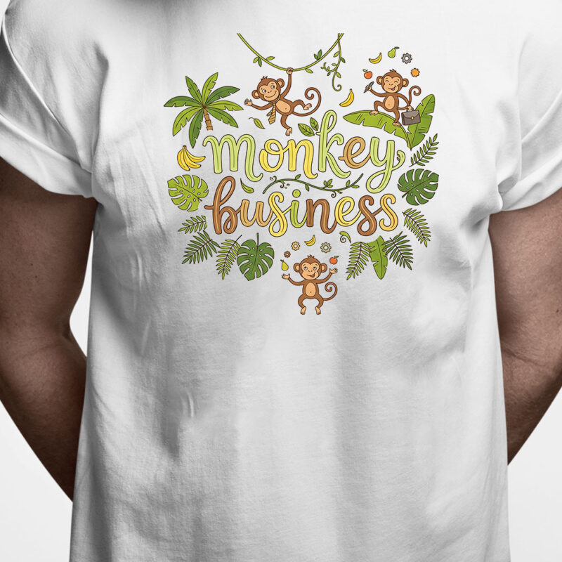 T-shirt: Monkey business