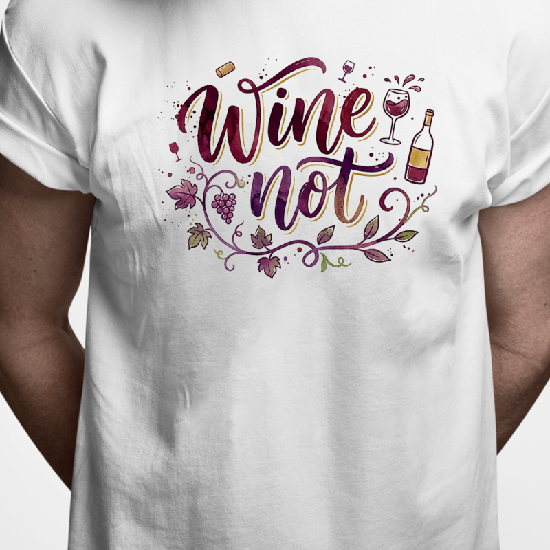T-shirt: Wine not