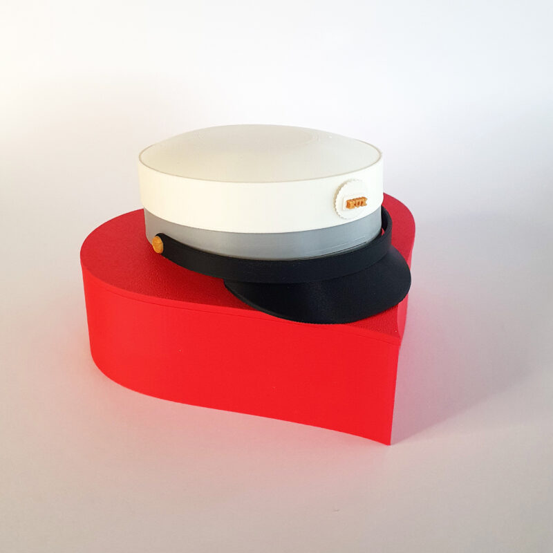EUX - Studenterhue - med eget navn - inkl. hjerte gaveæske - 3D print