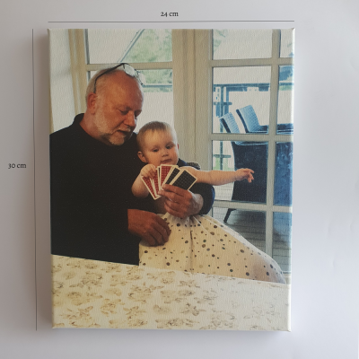 Foto på malerlærred: 24 x 30 cm