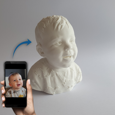 Foto til 3D printet figur - Menneskelig figur