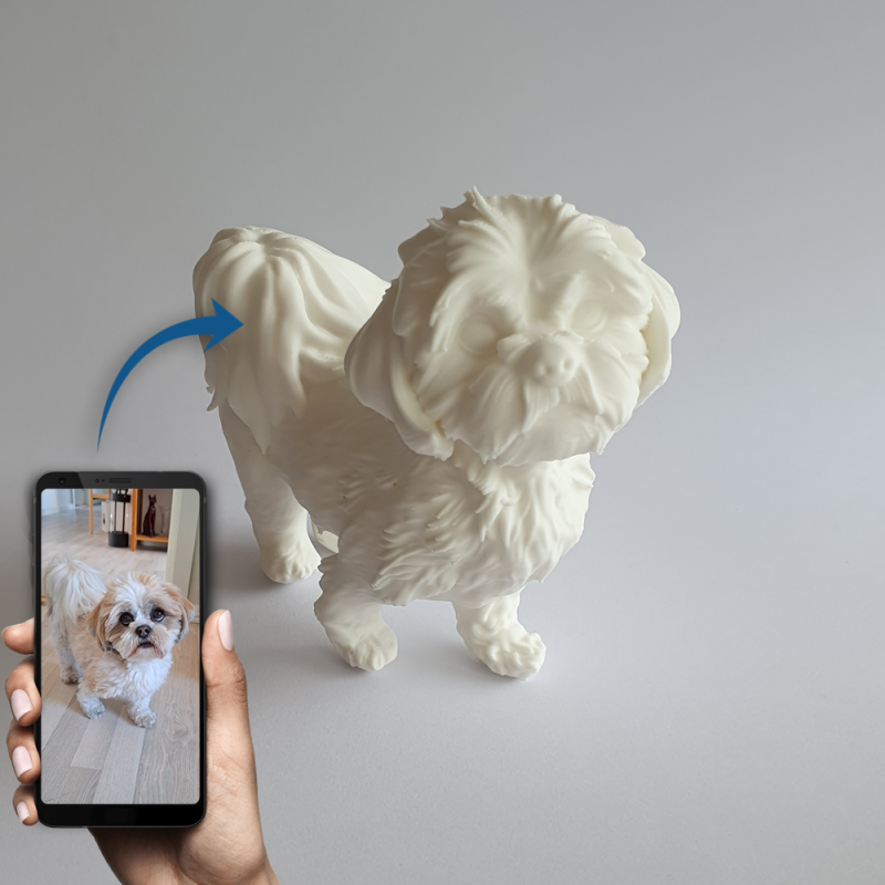 Foto til 3D printet figur - Kæledyr