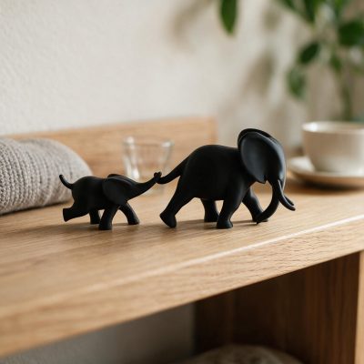 Alternative view of Elephant family