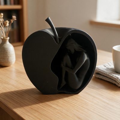 Alternative view of The girl in the apple