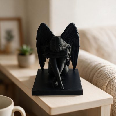 Alternative view of Angel in sadness