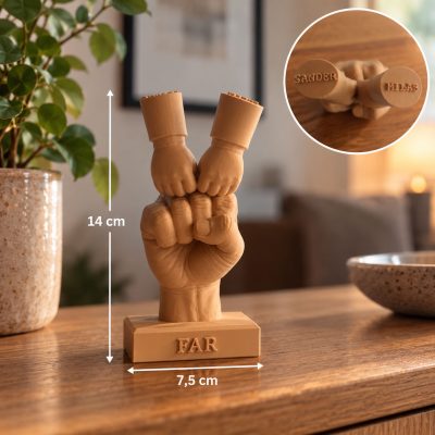 Knuckles - 3D print - Far med 2 børn - Billede 3