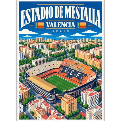 Estadio de Mestalla - Valencia - Spain
