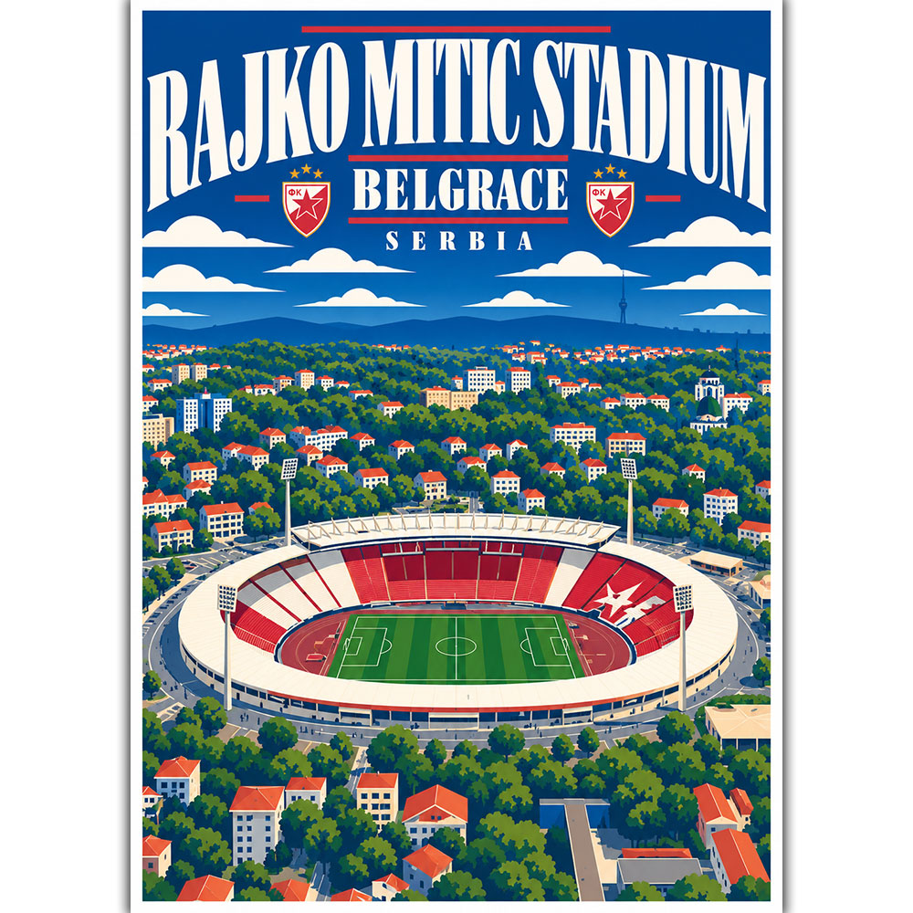 Rajko Mitic Stadium - Belgrace - Serbia